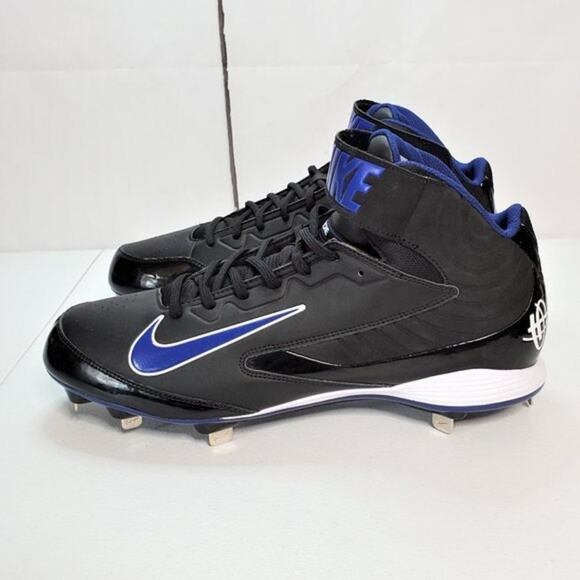 Nike Huarache Strike Mid Metal Baseball Cleats 14 - Picture 9 of 10